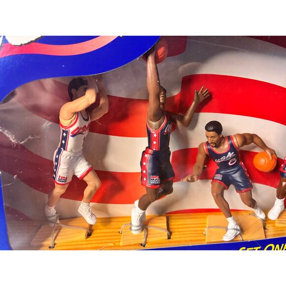 Vintage 1996 USA Basketball Starting Lineup – COMPLETE SEALED Two-Box Sets 1 & 2 - Picture 10 of 16